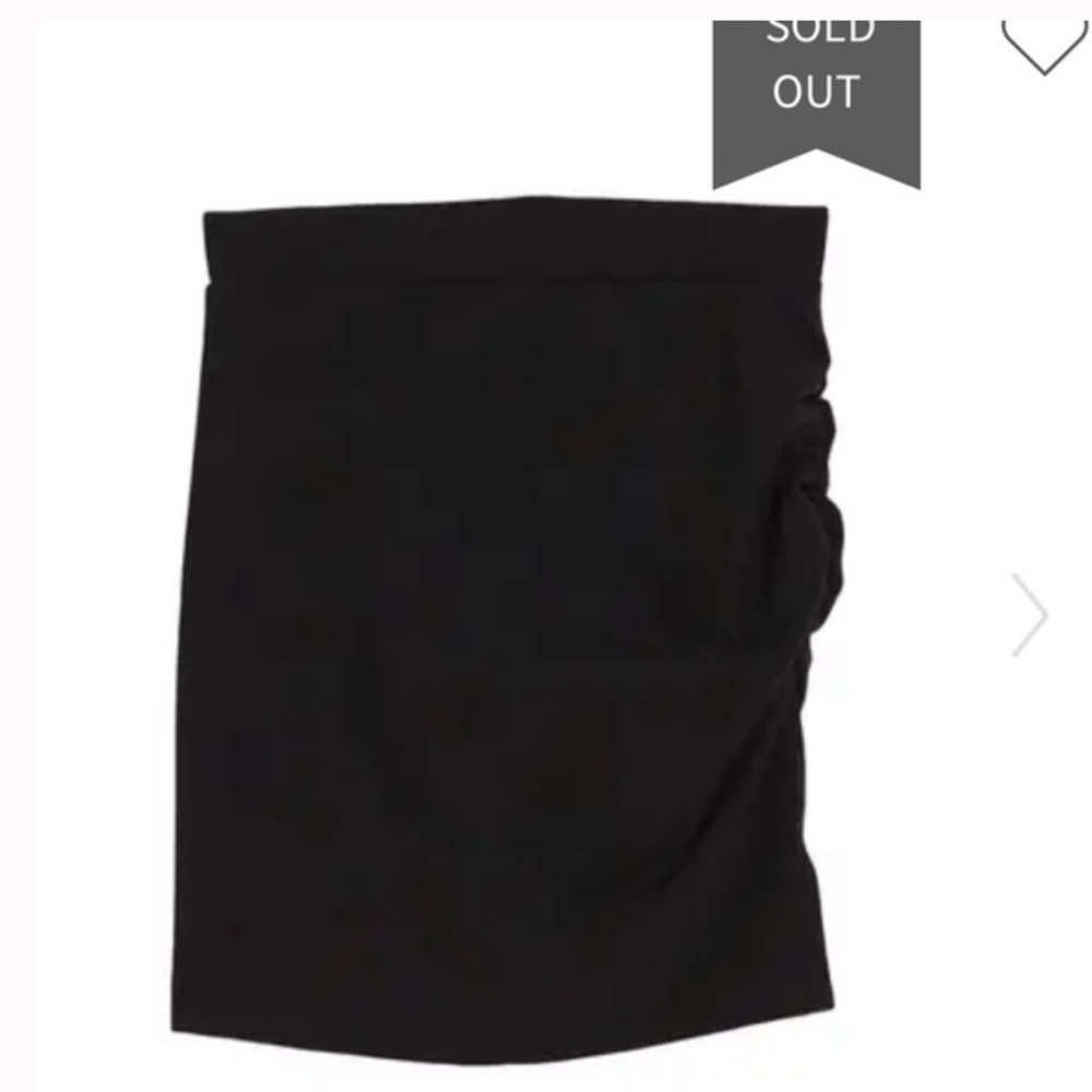 Socialite Ruched Side Mini Skirt